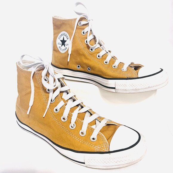 Converse All Star-Chuck Taylor-Unisex Burnt Honey High Top Sneakers-W 9, M 7 - Picture 1 of 16